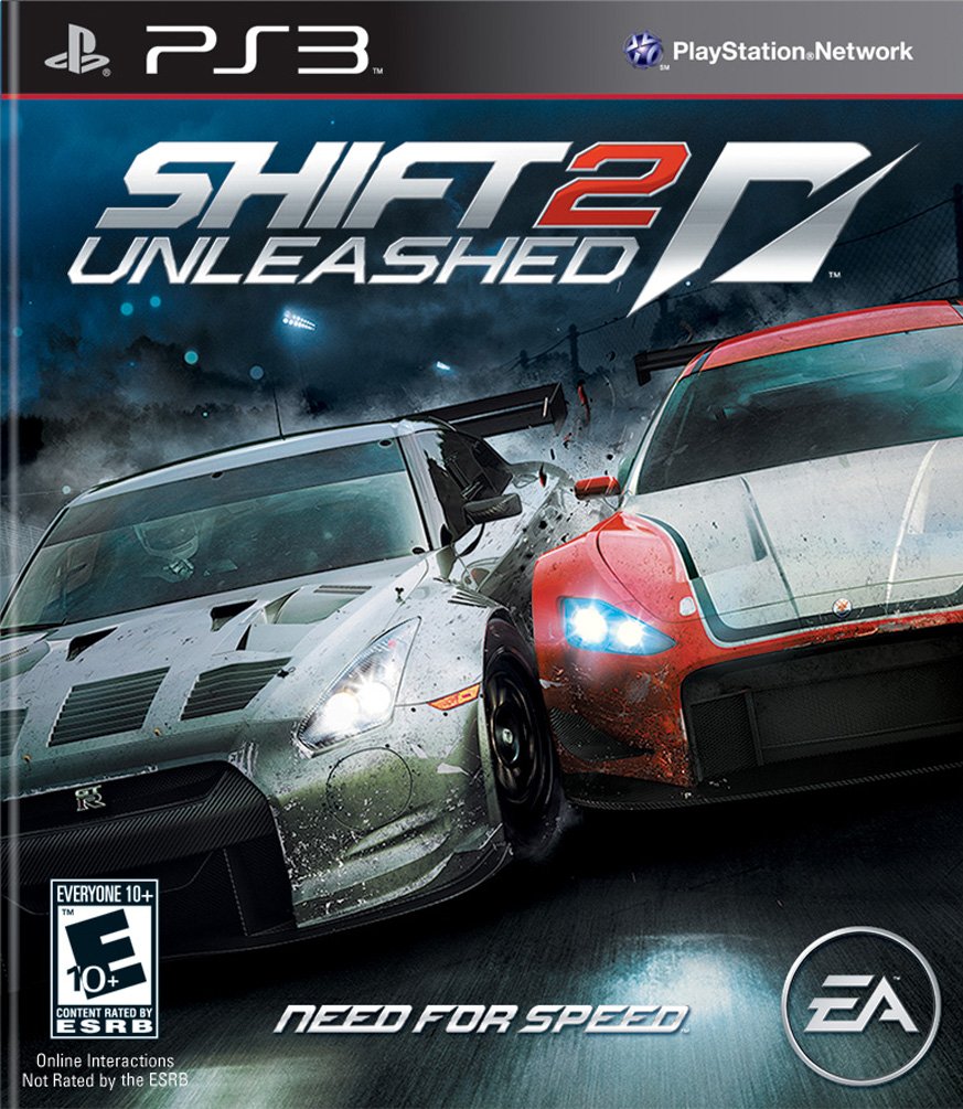 PlayStation PS3 game Shift 2 Unleashed racing