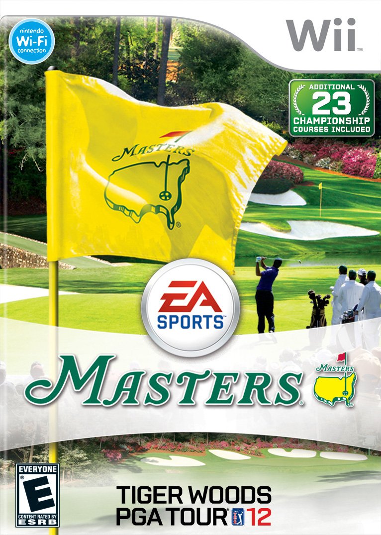 Nintendo Wii game Tiger Woods PGA Tour 12: The Masters