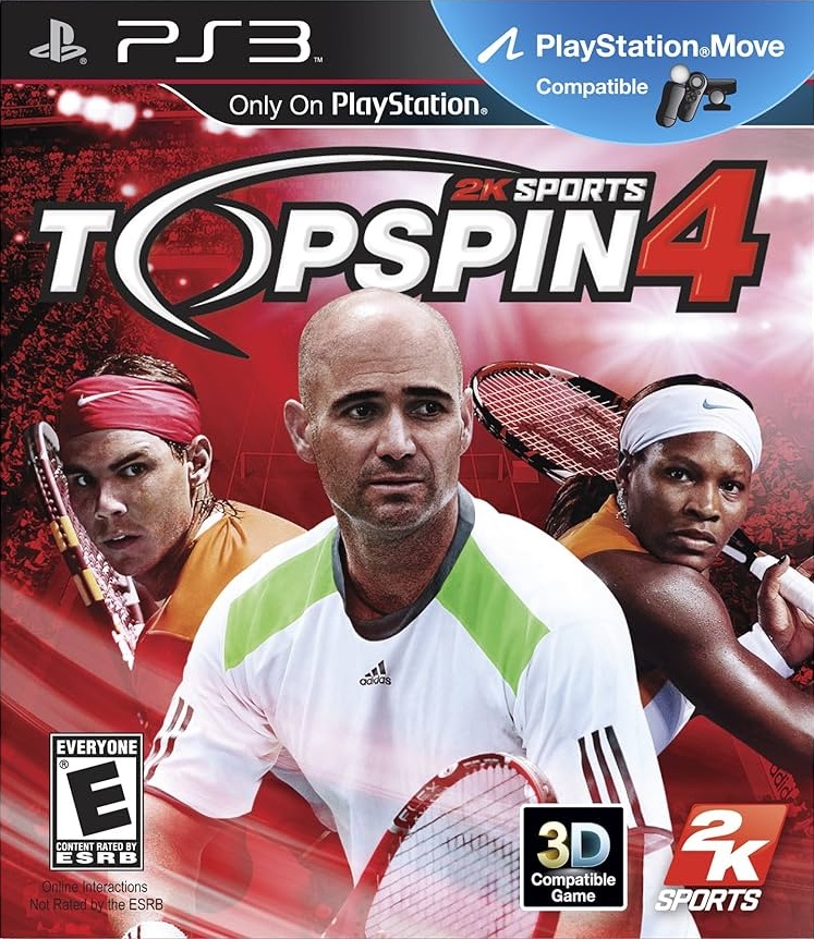 PlayStation PS3 game Top Spin 4 tennis