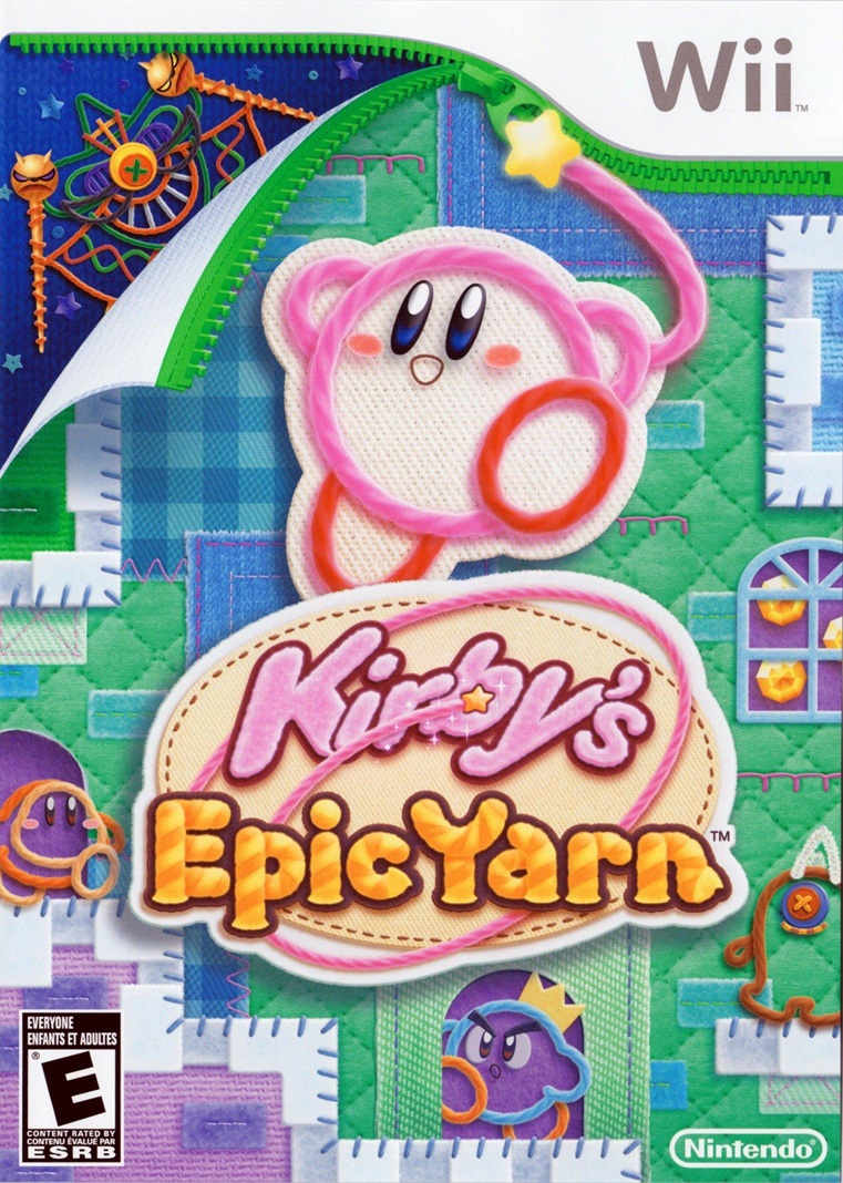 Nintendo Wii game Kirby's Epic Yarn