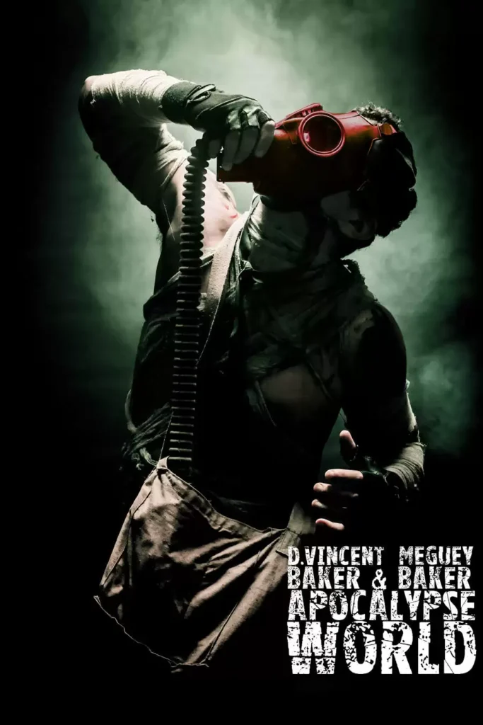 Apocalypse World 2e cover art one-book ttrpgs