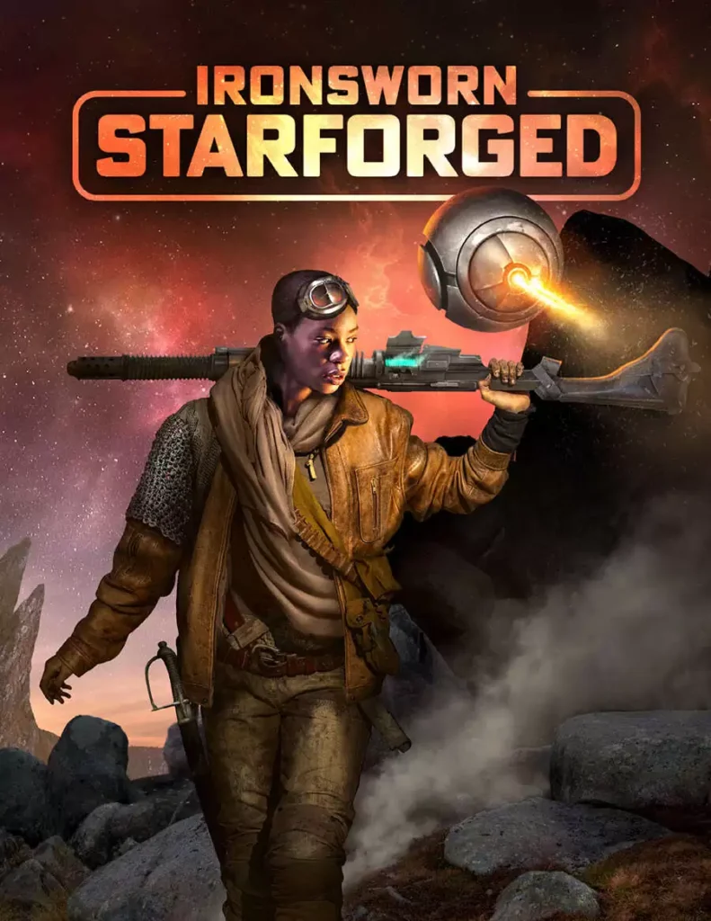 Starforged Ironsworn cover art one-book ttrpgs