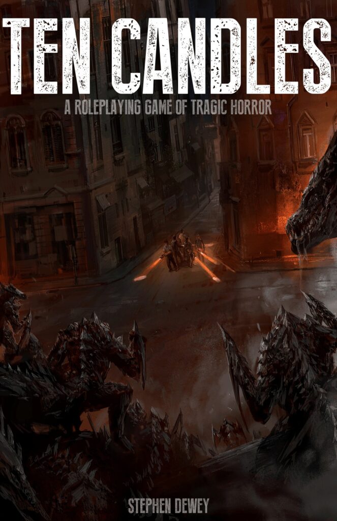 Ten Candles cover art one-book ttrpgs