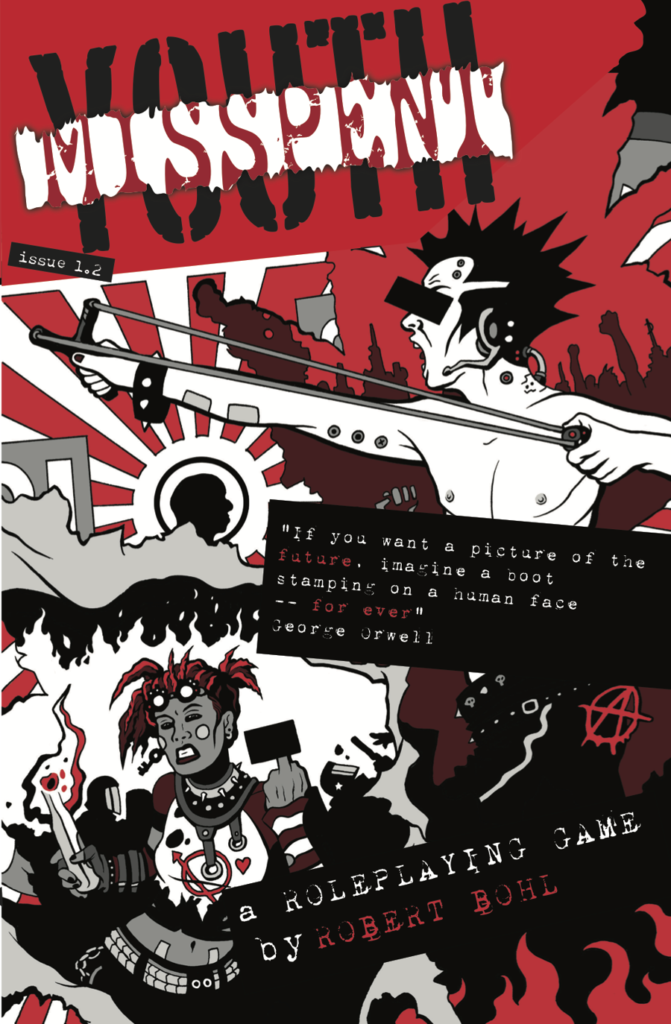 Misspent Youth ttrpg grimdark