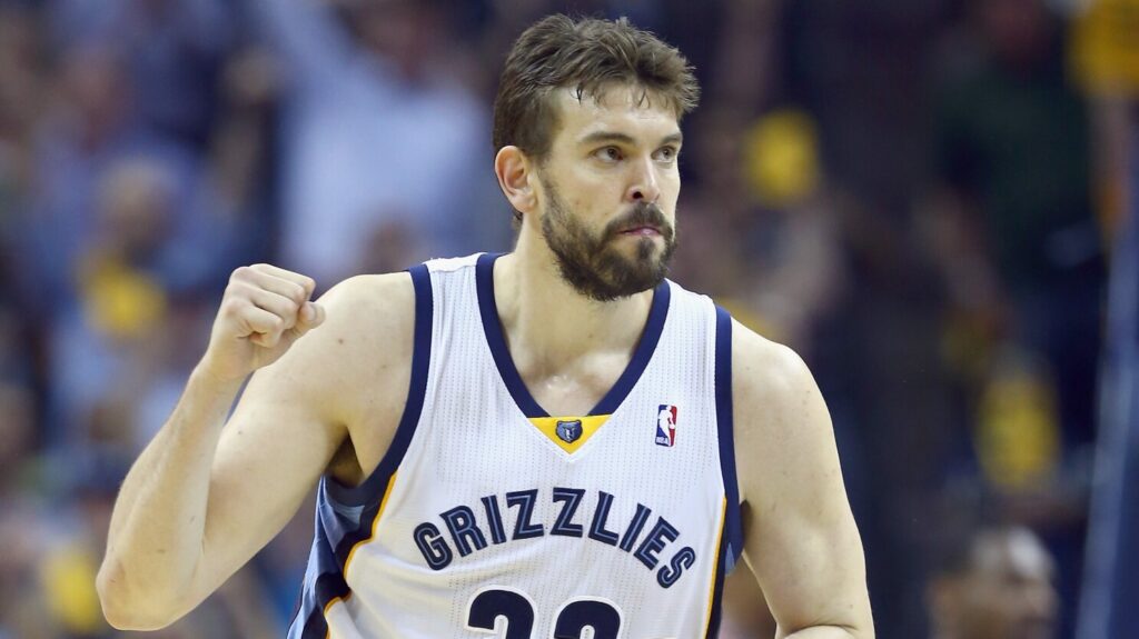 Marc Gasol center NBA All White Starting 5