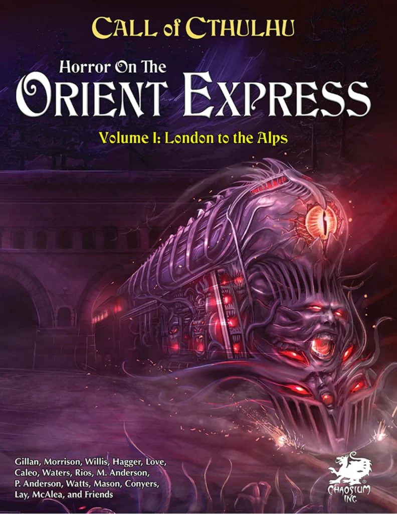 Horror on the orient express campaign Call Cthulhu