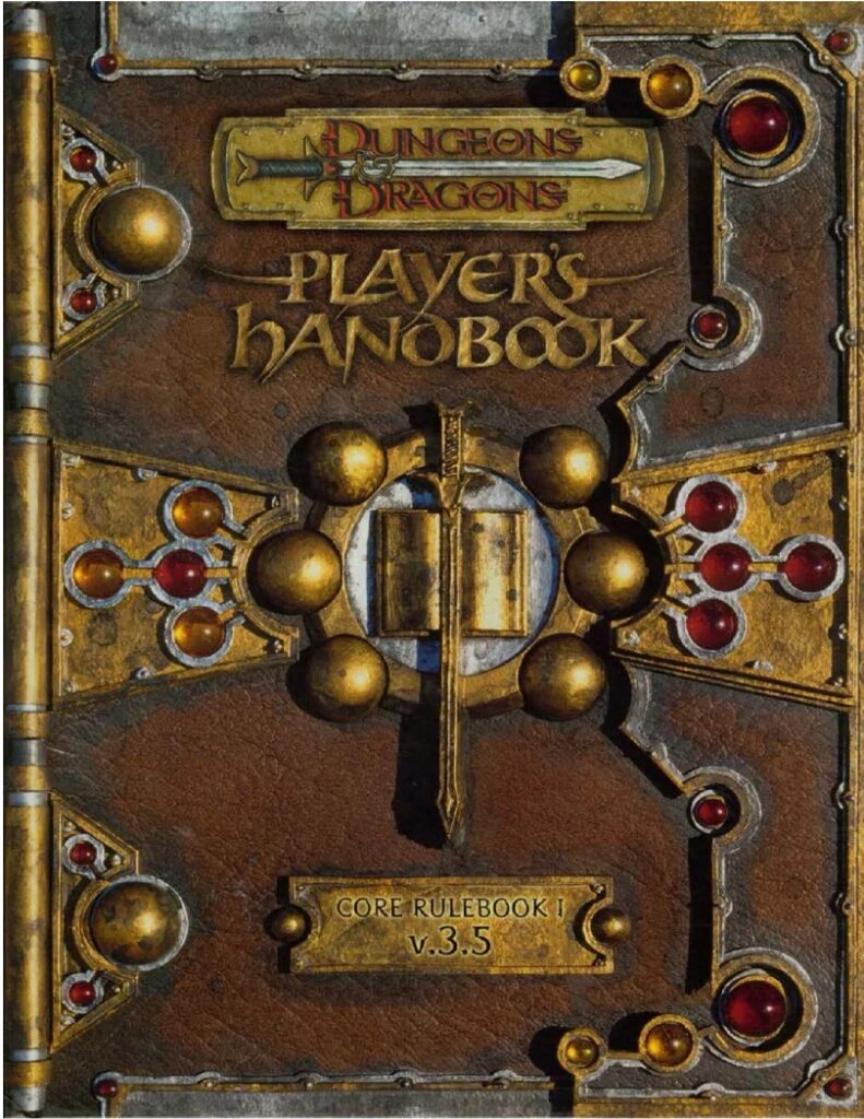 D&D 3.5 Player's Handbook. What Makes a Good RPG Rulebook