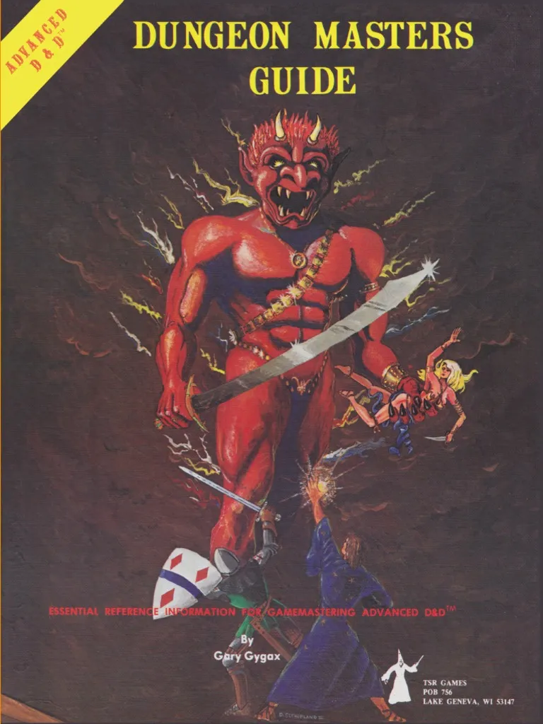 ttrpg game master tips Dungeon Masters Guide Gygax