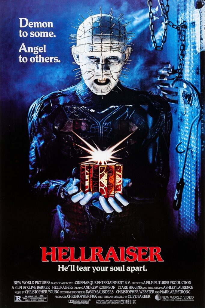 Hellraiser movie poster true cult classic movies