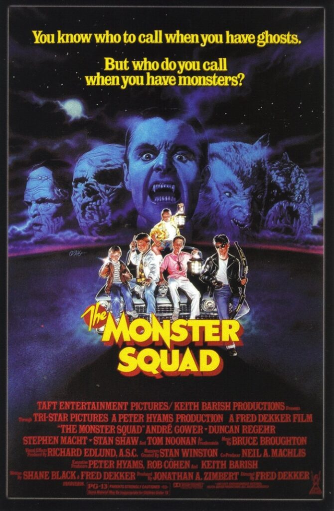 monster squad movie poster